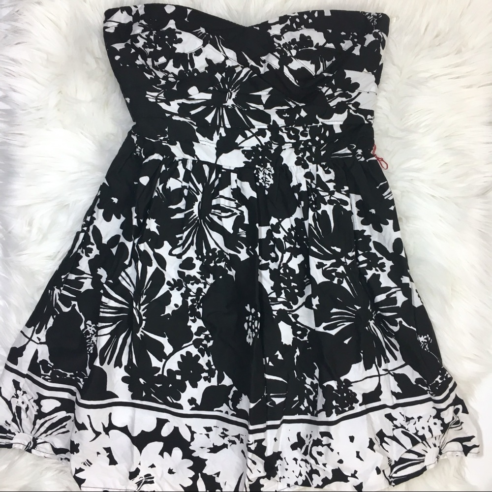 Macy’s Black and White Mini Dress